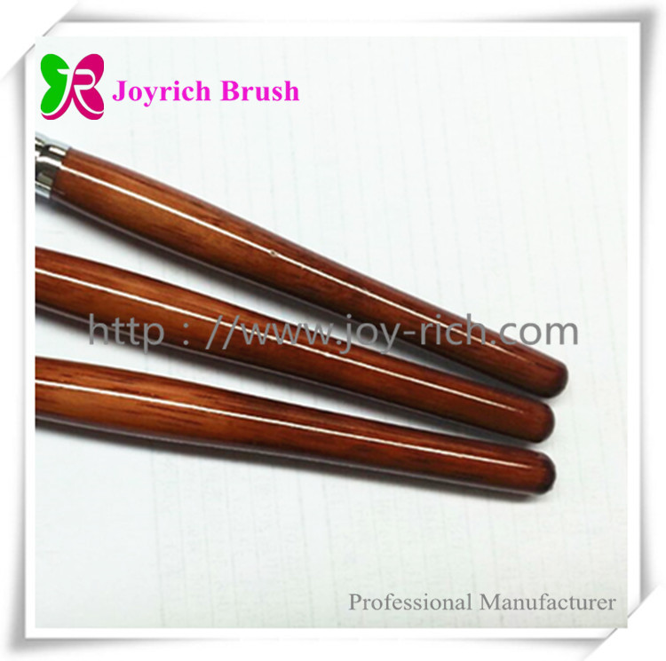 JRA1-Red wooden handle acrylic nail brush