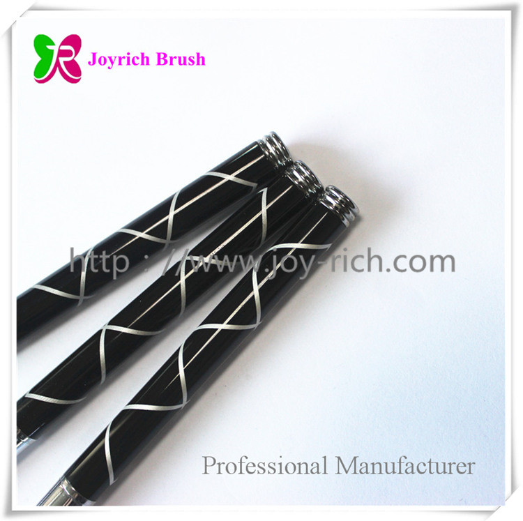 JRA22--Black metal handle with laser graving kolinsky hair acrylic nail brush