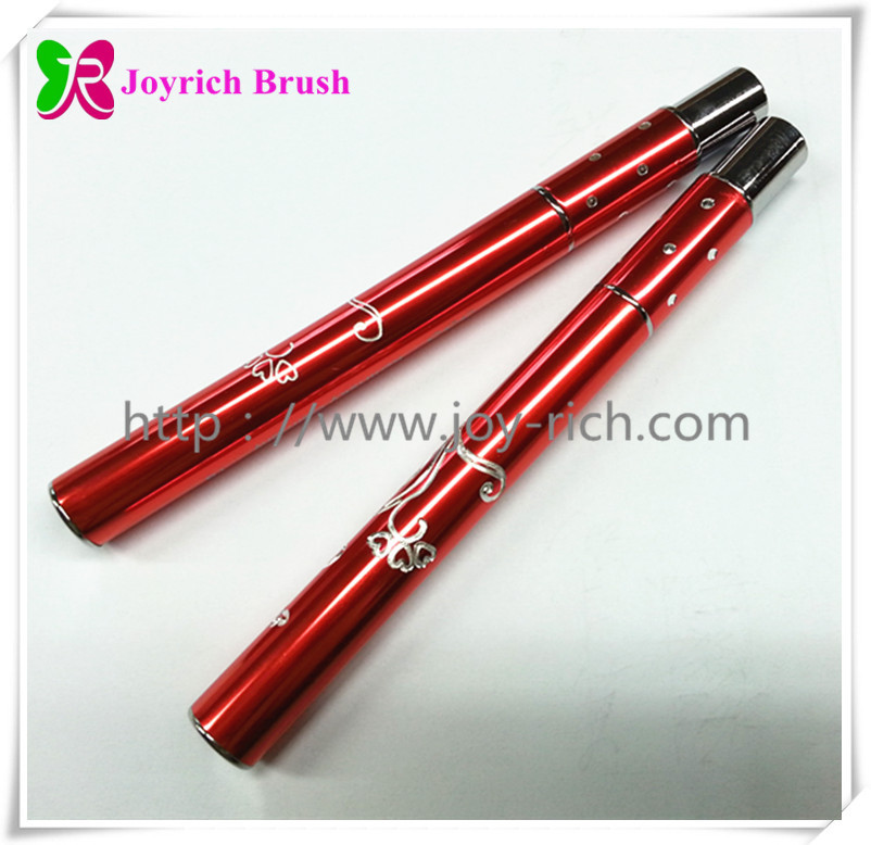 JRA23--Red metal handle kolinsky hair acrylic nail brush