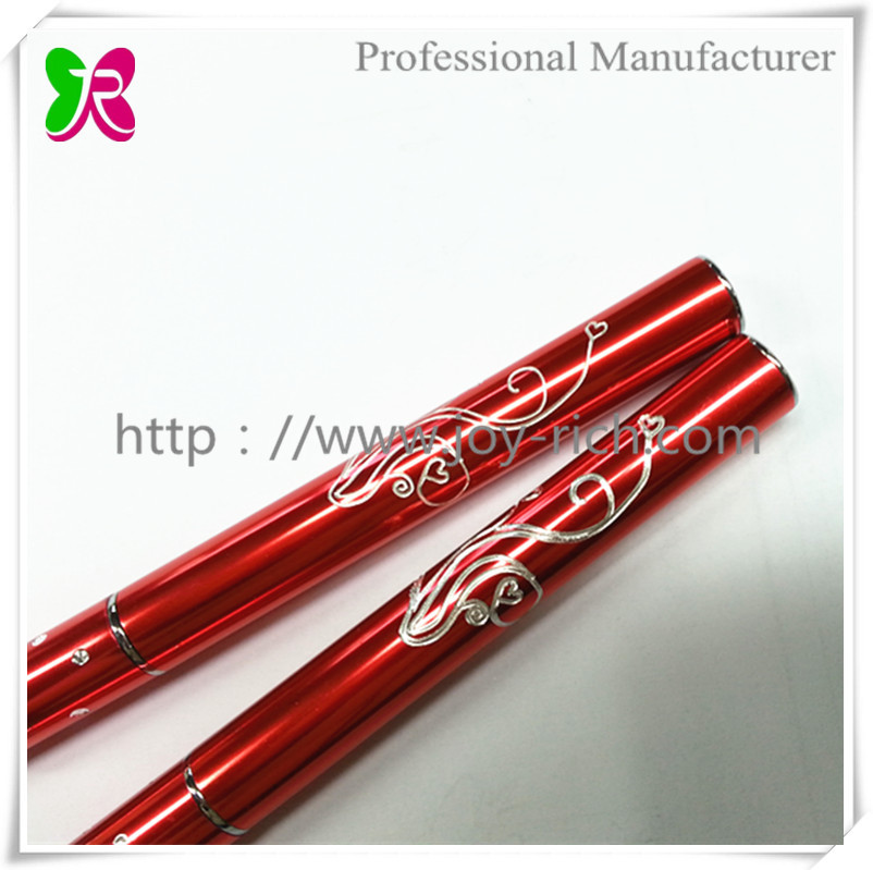 JRA23--Red metal handle kolinsky hair acrylic nail brush