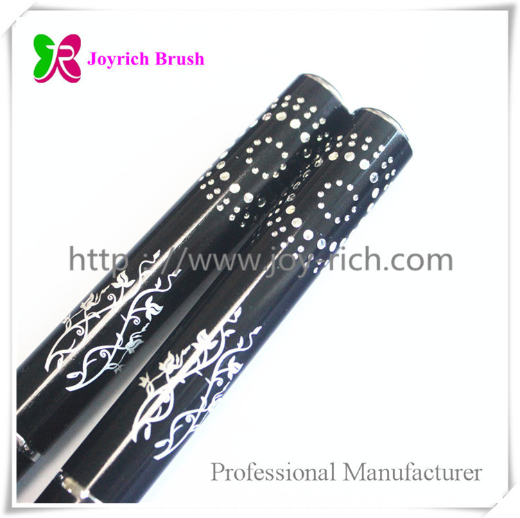 JRA28--Black metal handle kolinsky hair acrylic nail brush