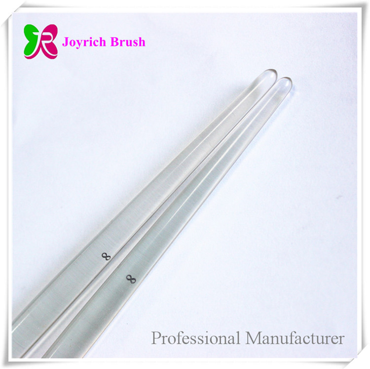 JRA37--Transparent acrylic handle kolinsky hair acrylic nail brush