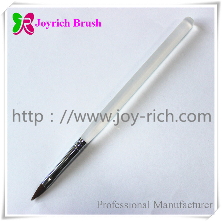 JRS2--Transparent acrylic handle kolinsky hair 3D nail brush