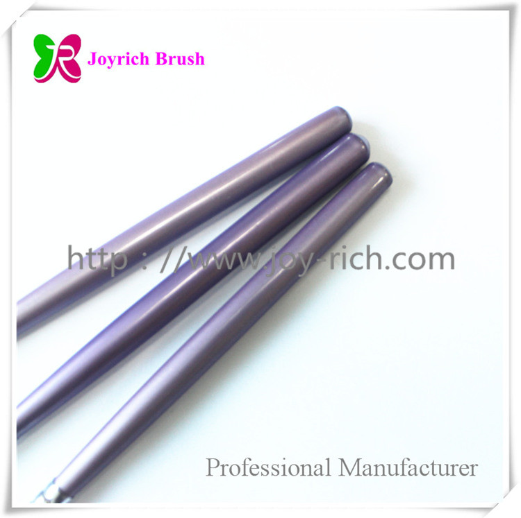 JRG6--Purple wooden handle gel nail brush