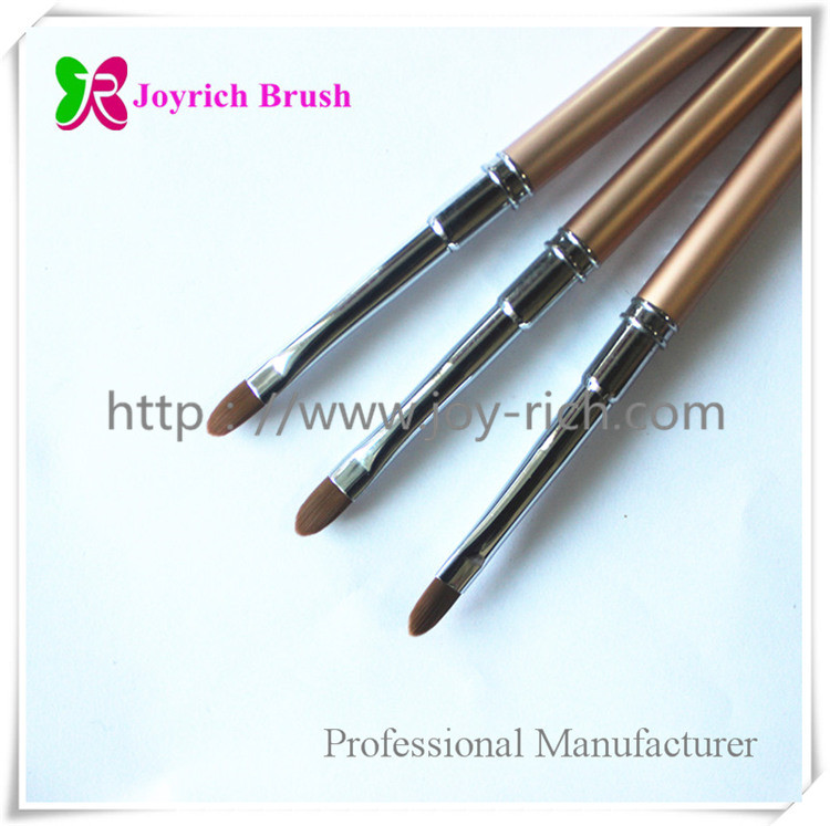 JRG11--Golden metal handle gel nail brush