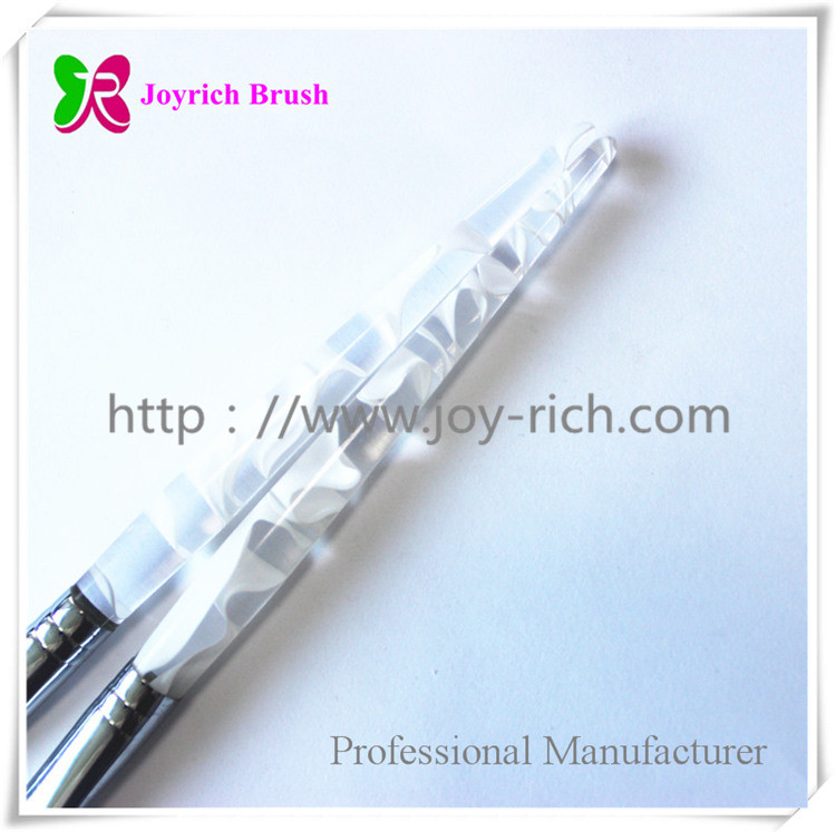 JRG14--White acrylic handle gel nail brush