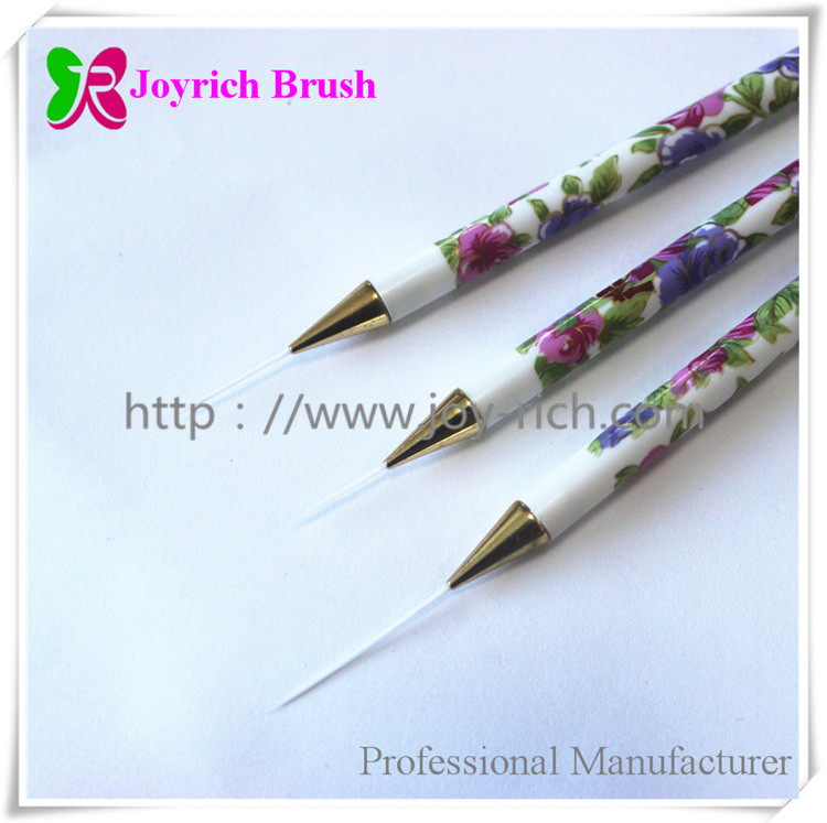 JRN1--Printed acrylic handle nail art brush