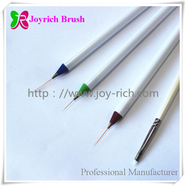 JRN2--White acrylic handle nail art brush