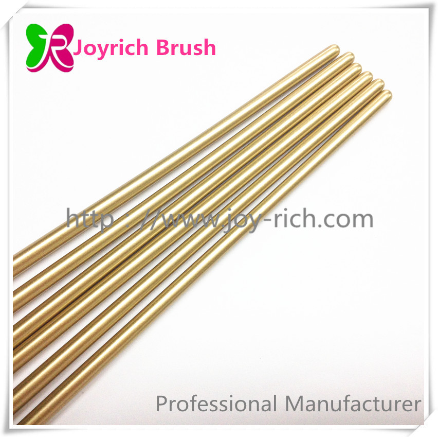 JRN5--Golden wooden handle nail art brush