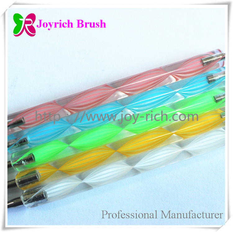 JRDT03--Colourful acrylic handle dotting tool set