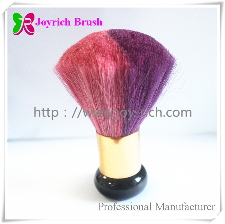 JRDU02--Double colours goat hair nail dust brush